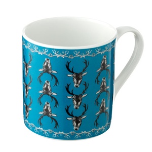 Stag Mug in Teal