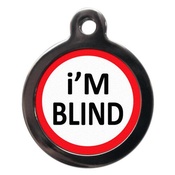 PS Pet Tags - I'm Blind Pet ID Tag