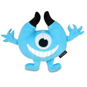 Blue Chomper Monster Plush Dog Toy