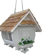 Garden Bazaar - Little Wren Feeder - White