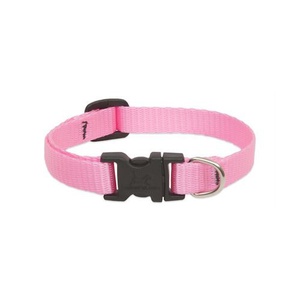 1/2" Width Pink Lupine Dog Collar