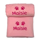 My Posh Paws - Personalised Puppy Gift Set - Pink