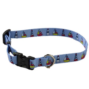 Sailboats and Lighthouses Collar