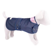 Teddy Maximus - Navy & Pink Shetland Wool Coat by Teddy Maximus