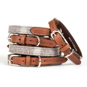 Mutts & Hounds - Slate Tweed Dog Collar
