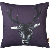 Lisa Bliss - Stag Cushion in Plum