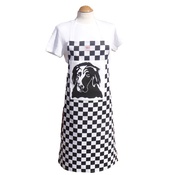 Tomato Catshop - Flat Coat Check Apron