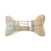 Teddy Maximus - Sand Shetland Wool Dog Bone Toy