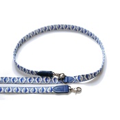 Hiro + Wolf - Blue Geo Hands-free Dog Lead