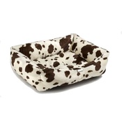 Pet Pooch Boutique - Brown Cow Dog Bed
