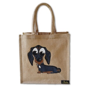 Midi Dachshund Bag - Natural
