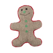 Pet Brands - Christmas Gingerbread Man Dog Toy