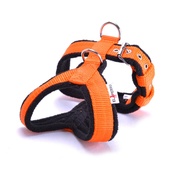 El Perro - 2.5cm Width Fleece Comfort Dog Harness – Orange