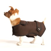 Hailey & Oscar - Brown Wool Casual Dog Coat