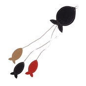 Creature Clothes - Flat Fish Cat Toy - Navy