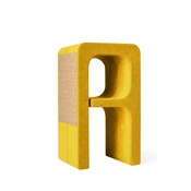 Catworks - Scratching Post - Letter A - Yellow