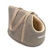 Mutts & Hounds - Grey Tweed Dog Carrier