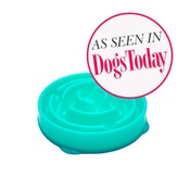 Outward Hound - Drop Caribbean Blue Slow Feeder Bowl