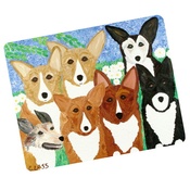 Cindy Lass - Corgis Mousemat