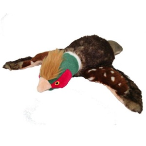 Fluff & Tuff Plush Dog Toy – Ike the Pheasant