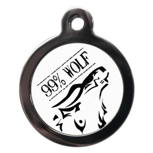99% Wolf Pet ID Tag