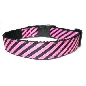 Diagonal Stripe Collar