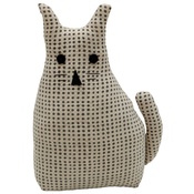 Raine & Humble - Morgan Wright Country Lace Cat Doorstopper Charcoal