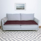 The Lounging Hound - Wool Sofa Topper - Damson