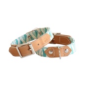 Hiro + Wolf - Green Geo Dog Collar