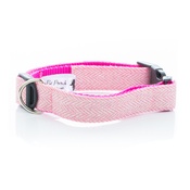 Pet Pooch Boutique - Pink Tweed Collar