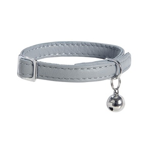 Escapade Leather Kitten Collar – Grey