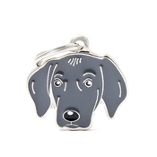 My Family - Weimaraner Engraved ID Tag