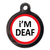 PS Pet Tags - I'm Deaf Pet ID Tag