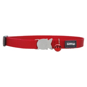 Plain Red Cat Collar