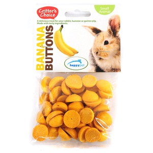 Banana Buttons for Small Pets