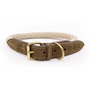 Rope collar (Braided) - Ivory