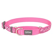 Red Dingo - Flanno Martingale Dog Collar – Hot Pink