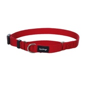 Red Half Check Collar