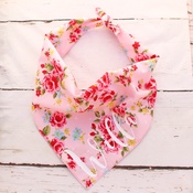 Pet Pooch Boutique - Personalised Pink Vintage Dog Bandana