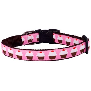 Cupcakes Dog Collar