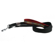 SpiffyDog - Red Bone Print Dog Lead