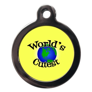 World's Cutest Dog ID Tag