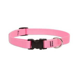 3/4" Width Pink Lupine Dog Collar