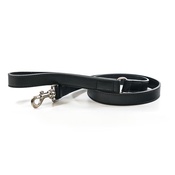 Ralph & Co - Leather dog lead - Thin (Sorrento) - Black