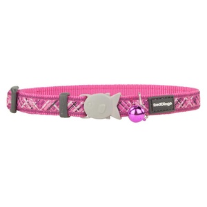 Flanno Cat Collar – Hot Pink