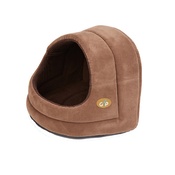 Gor Pets - Bruges Hooded Cat Bed - Brown