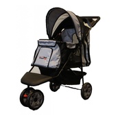 InnoPet - All Terrain Dog Buggy - Black/Silver