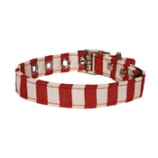 Creature Clothes - Red and White Stripe Collar
