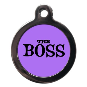 The Boss Dog ID Tag