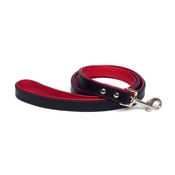 The Paws Pet Supplies - Fusion Black Leather Dog Lead